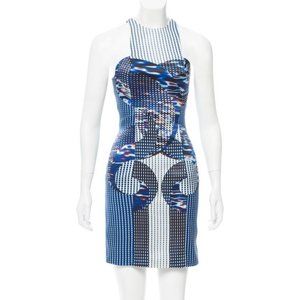 Dion Lee Printed Sleeveless Dress XS